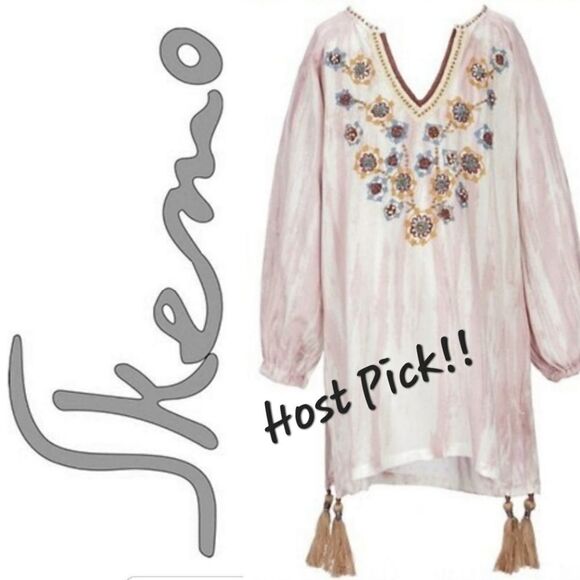 NWT Skemo Girls Secret Garden Mini Dress in Purple - Picture 1 of 7